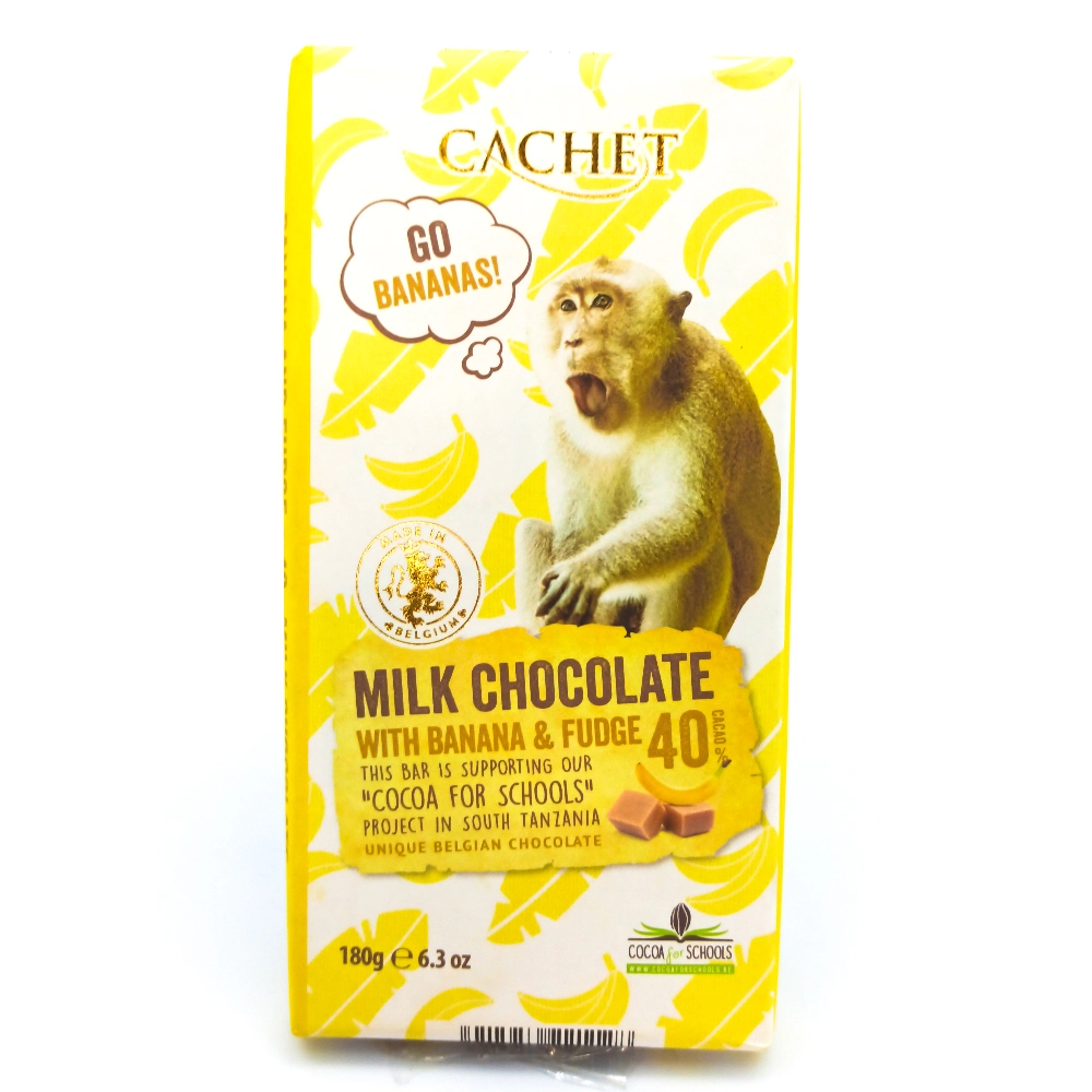 Choc Cachet 180g Banana Fudge