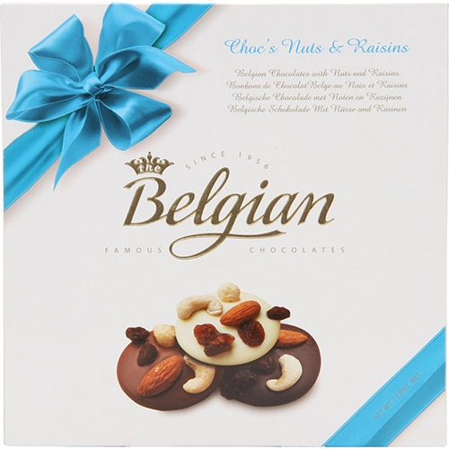 Chocolateolate Belgian Chocolate Snuts Raisins