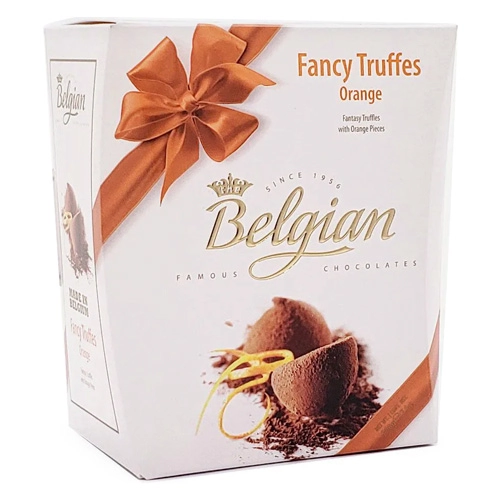 Choc.belgian 200g Truffes Orange