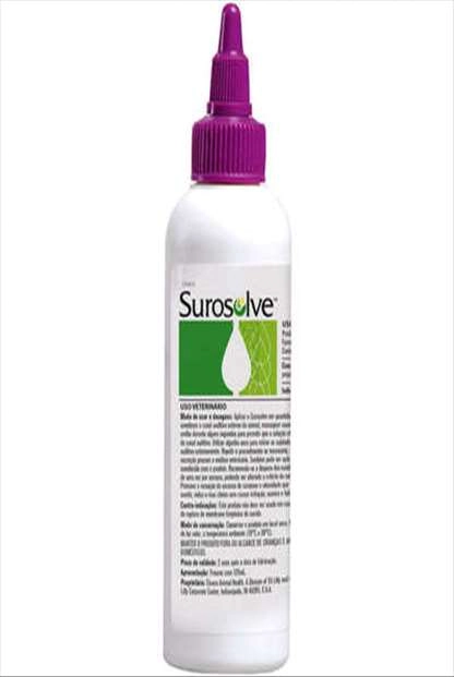 Surosolve Líquido Elanco Limpeza Auricular Para Cães E Gatos 125 Ml