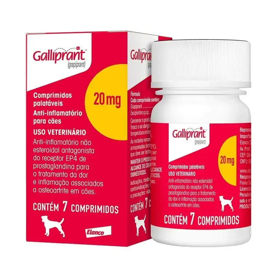 Med.galliprant 20mg 7 Comprimidos