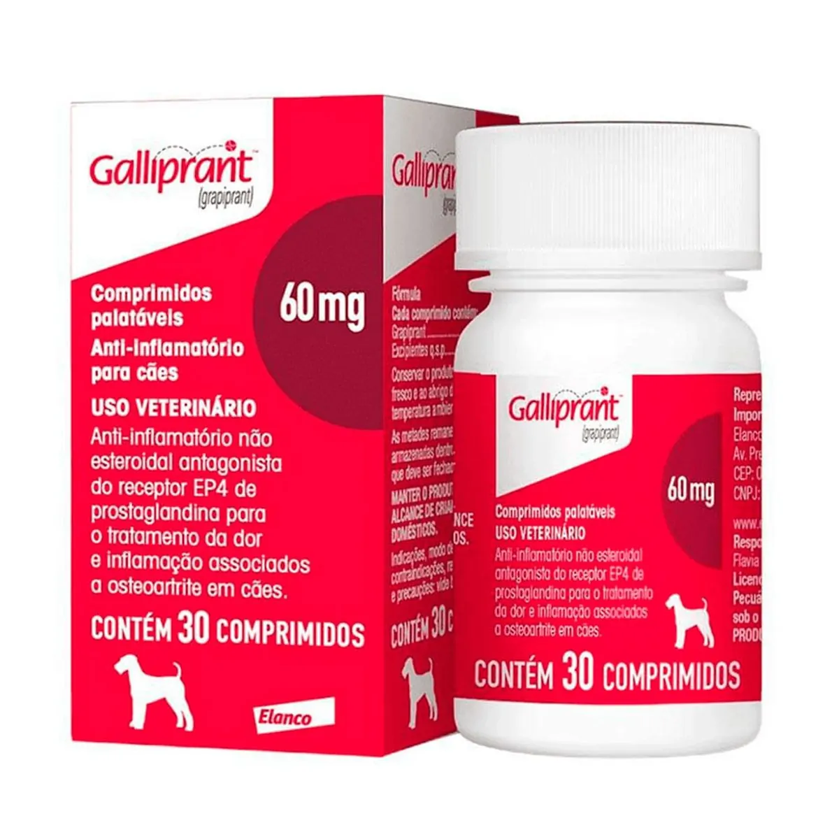 Med.galliprant 60mg 30 Comprimidos