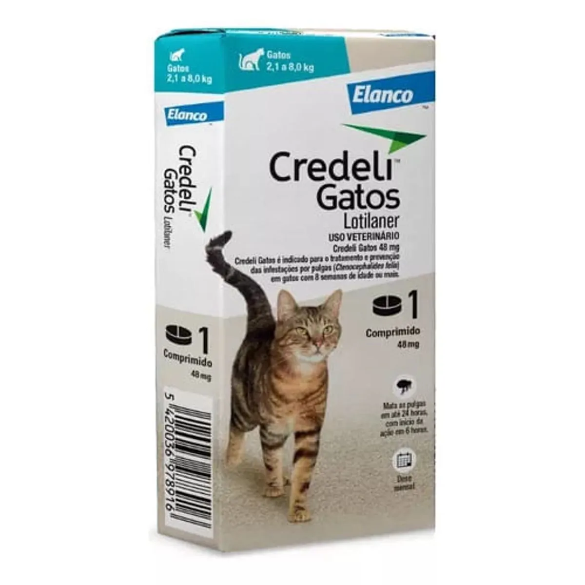 Credeli Gatos 48mg 1 Comp Un