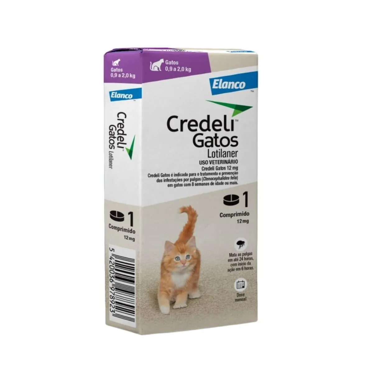 Credeli 12mg Gatos 0,9 Até 2kg