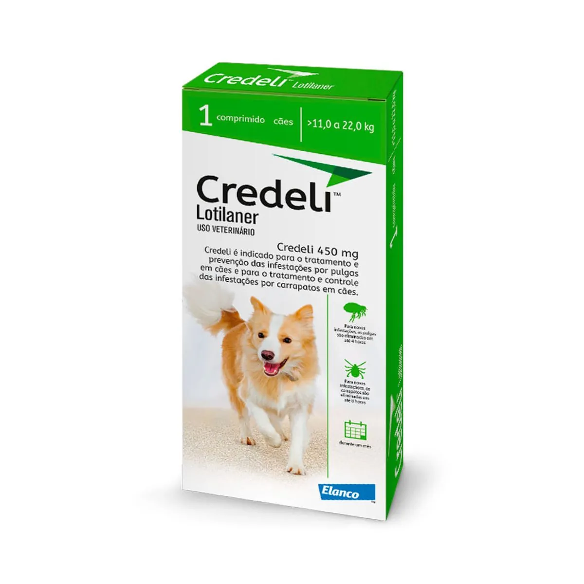 Credeli 450mg Caes 11 A 22kg 01cp250180