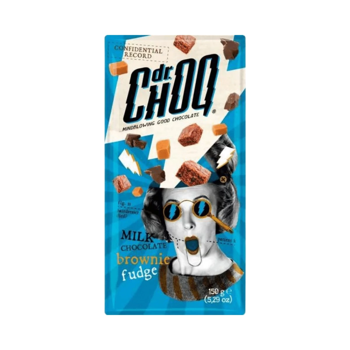 Choc Dr. Choq 150g Milk Brownie Fudge