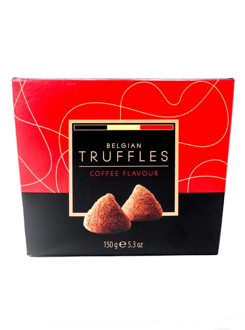 Trufa De Chocolate Belga Com Pó De Cacau Café Belgian Caixa 150g