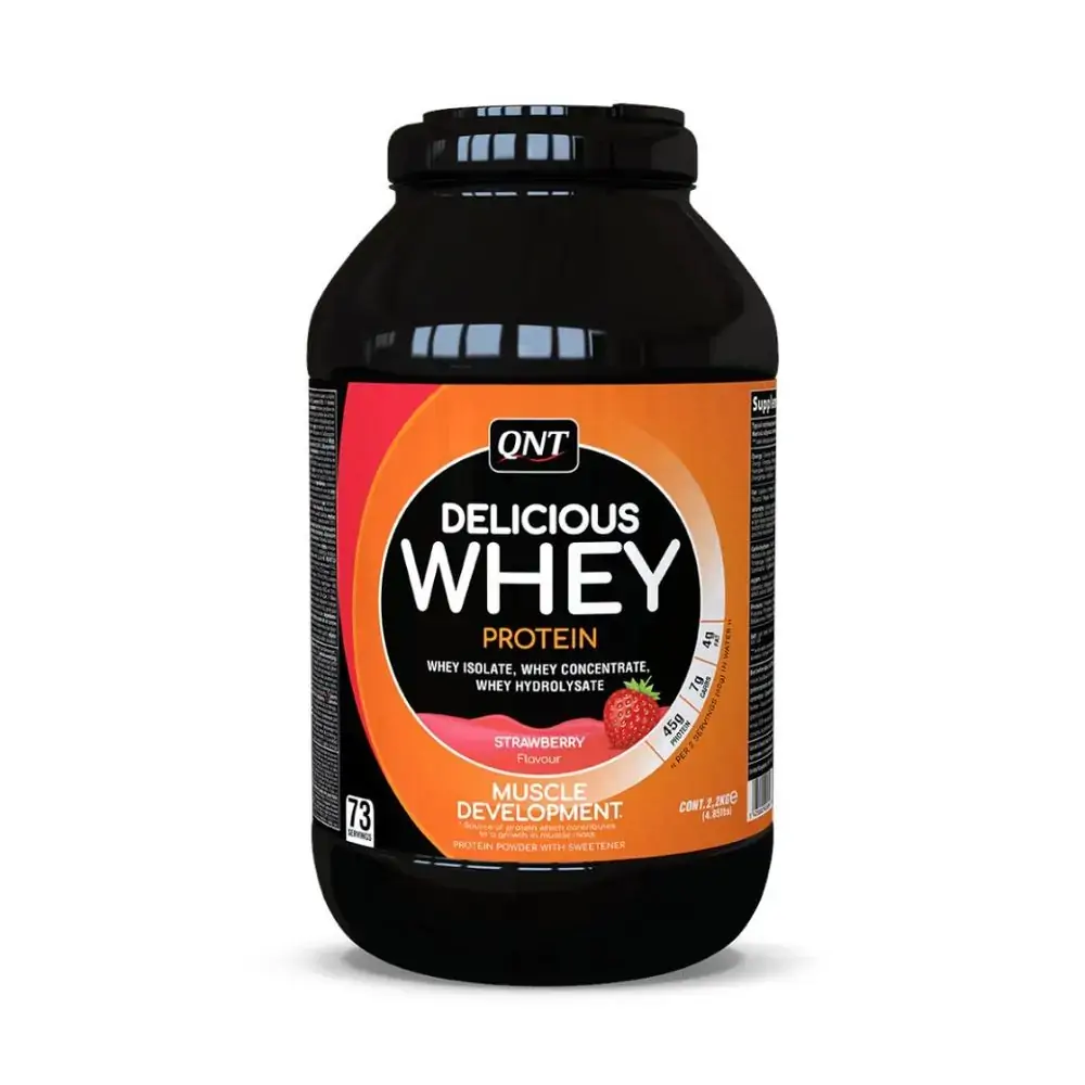 Delicious Whey 2,2k Creme Baunilha Qnt Brazil Suplementos