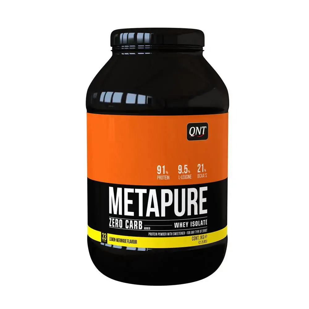 Metalpure Whey Isolate Lemon Meruingue Flavour 1kg 2.2lbs Qnt