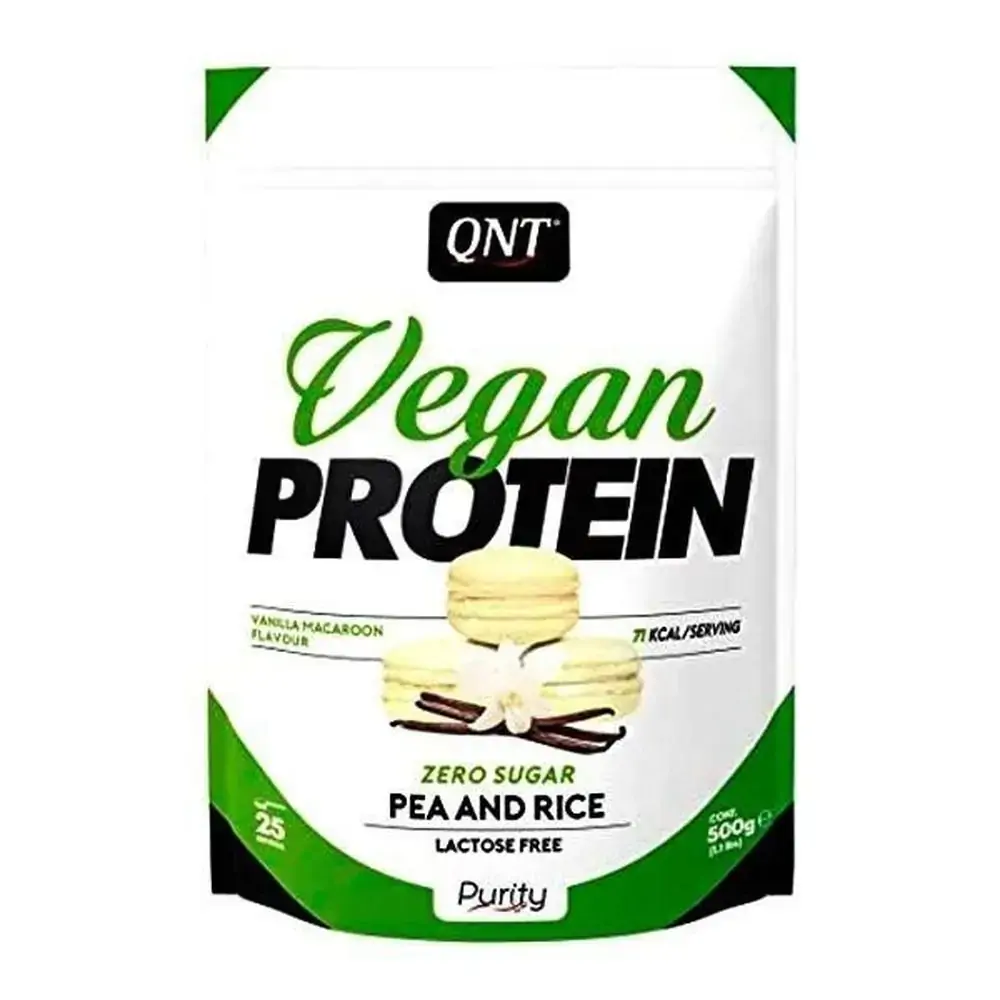 Protein Vegan 500g Maaron/baunilha Qnt