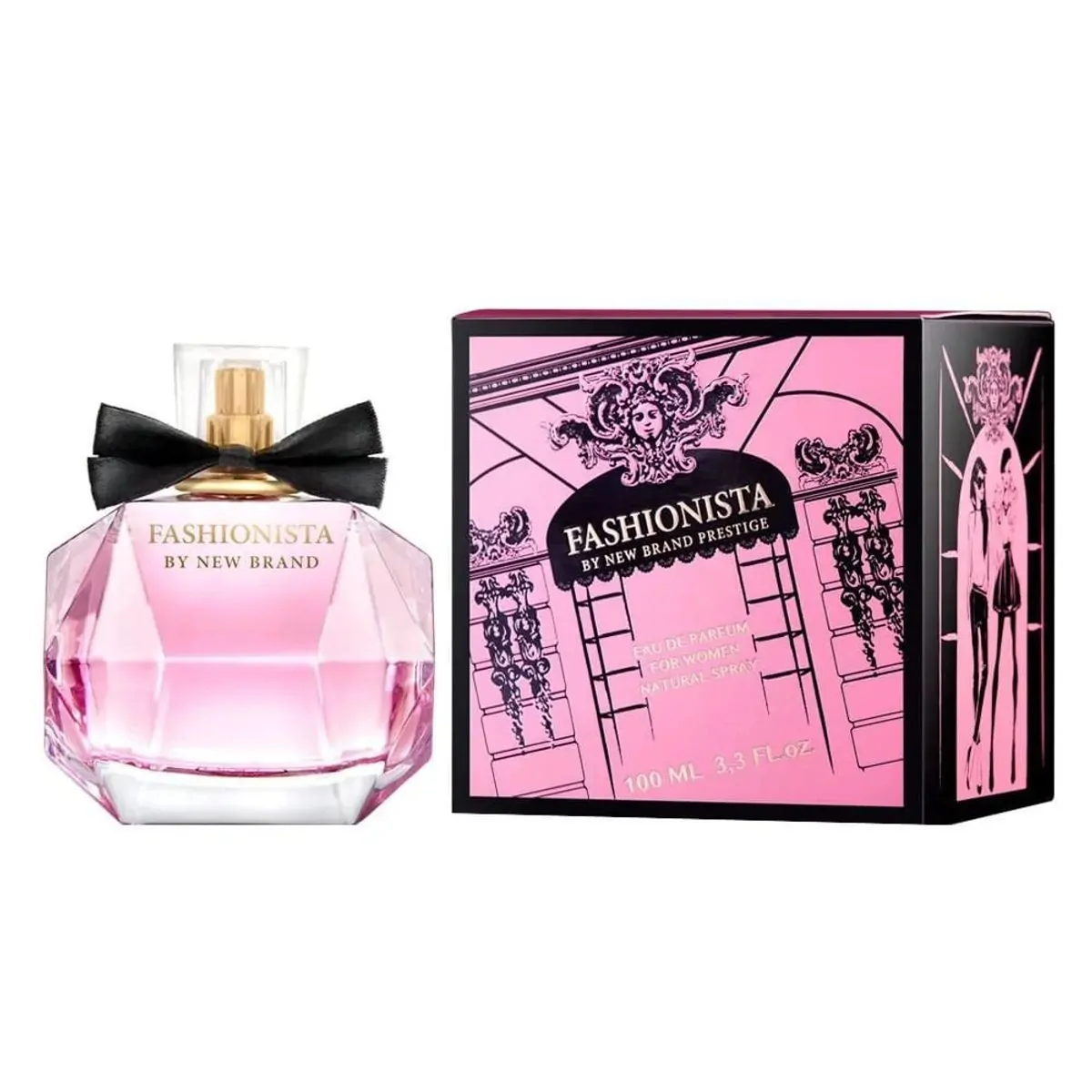 Perfume Feminino Fashionista New Brand Eau De Parfum 100 ml