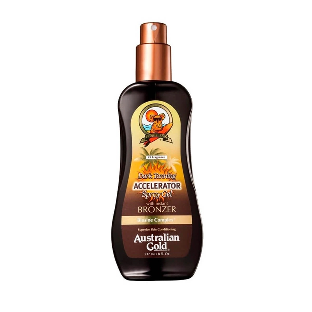 Acelerador De Bronzeado Instant Bronzer Spray Gel 150g Australian Gold