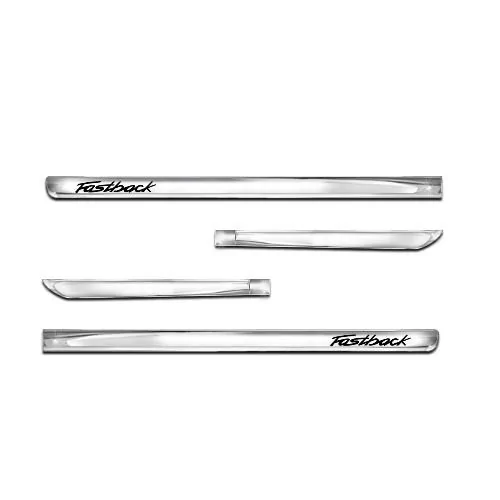 Jogo de Friso Lateral FIAT FASTBACK Cromado com Nome 4 Peças - SHEK PARTS 17474