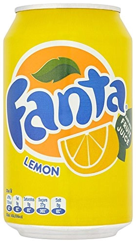 Fanta Icy Lemon Soft Drink Can 330 Ml Pack Of 24