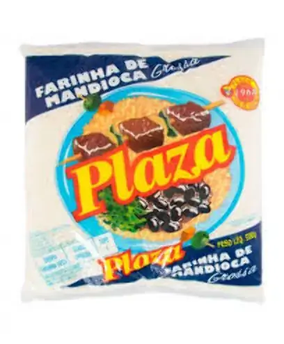 Farinha De Mandioca Plaza 500 Grs