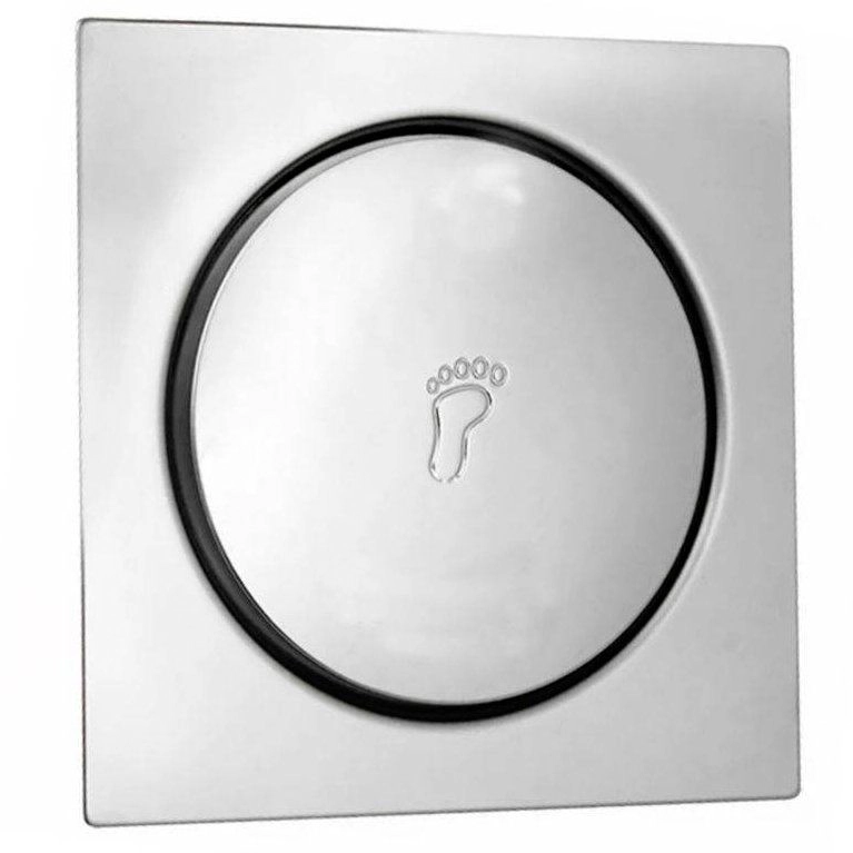 Ralo Click 15x15 Inteligente Pop Up Banheiro Aço Inox 5 Un.