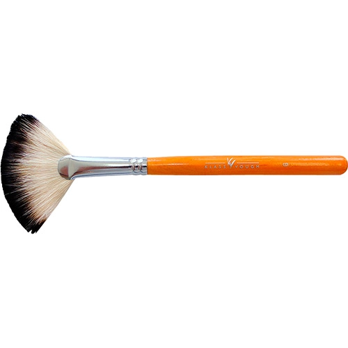 Pincel Profissional Klass Vough Brown Line Leque Para Retirar Excesso