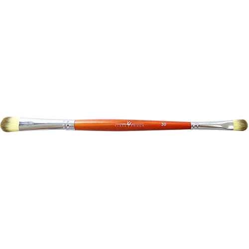 Pincel Profissional Klass Vough Brown Line Duplo Para Corretivo/sombra