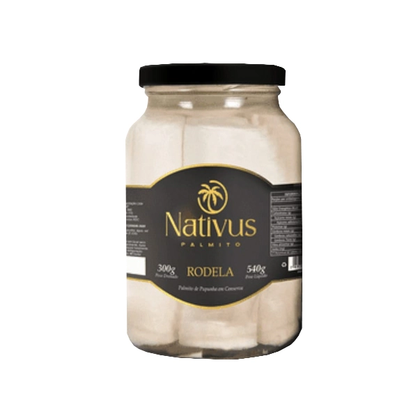 Palmito Nativus Pupunha Rodela 300g