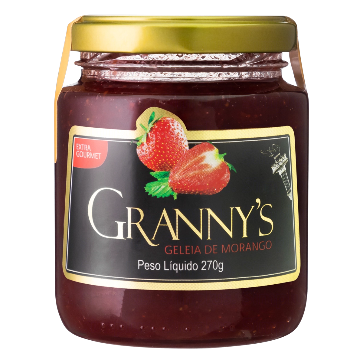 Geleia Morango Grannys Extra Gourmet Vidro 270g