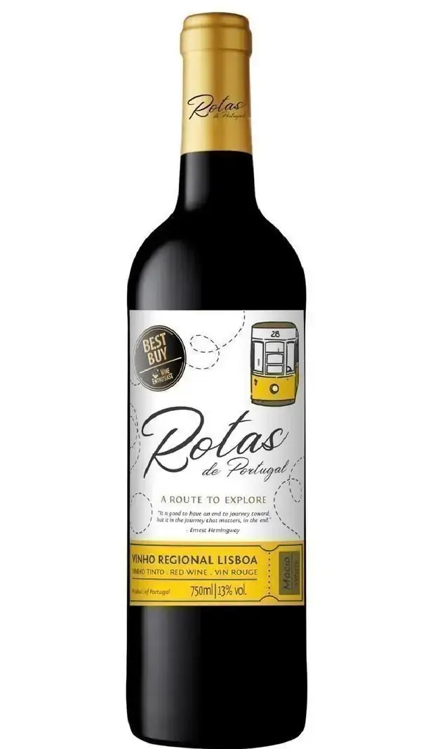 Vinho Português Rotas Região Lisboa Tinto D.O.C 750ml