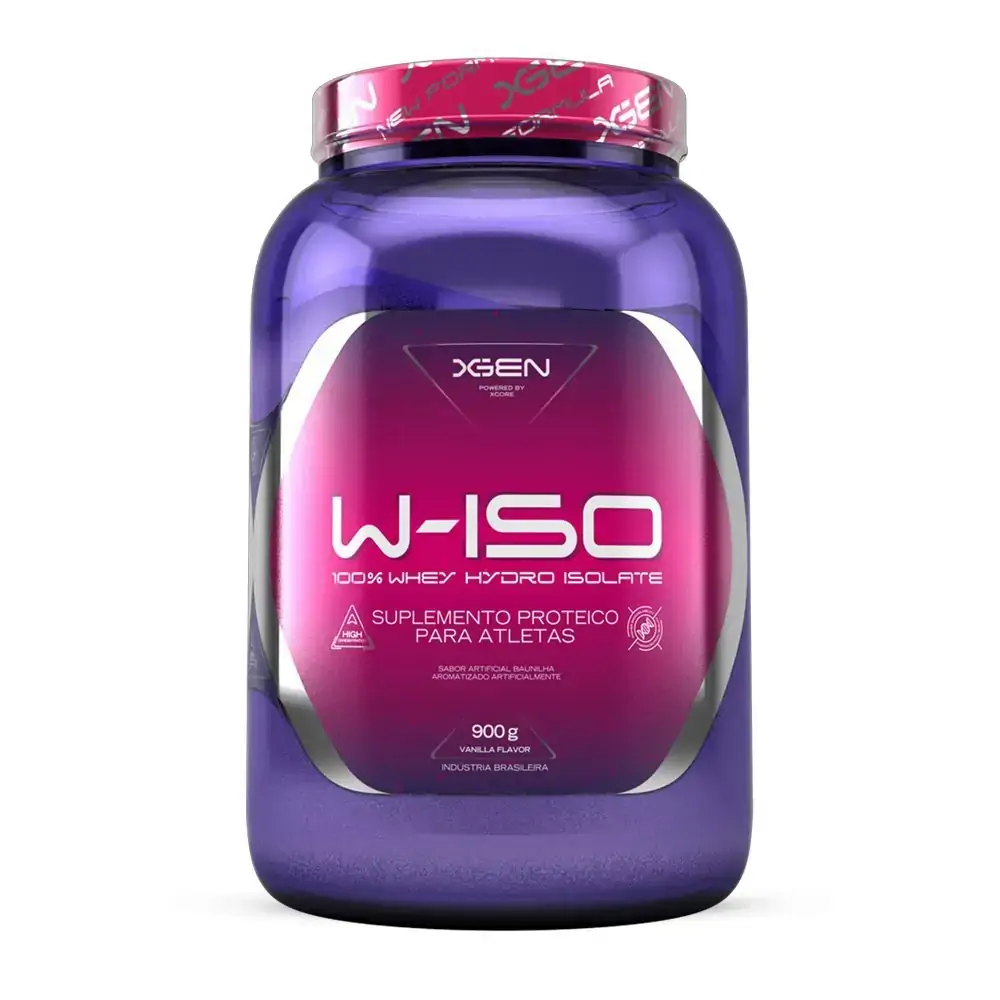 W Iso Whey Protein Hydro Isolate 900g Baunilha Xcore
