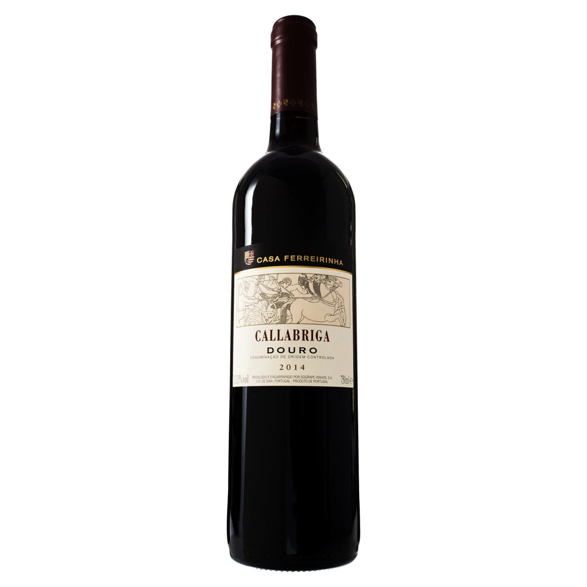 Vinho Português Tinto Seco Callabriga Casa Ferreirinha Douro Garrafa 750ml