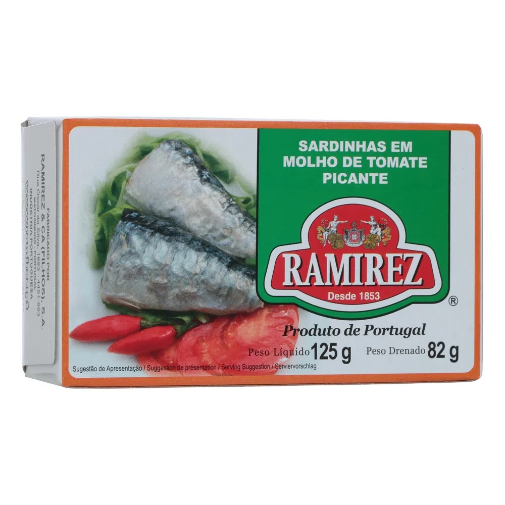 Sardinha Ramirez Em Tomate Pic.125g
