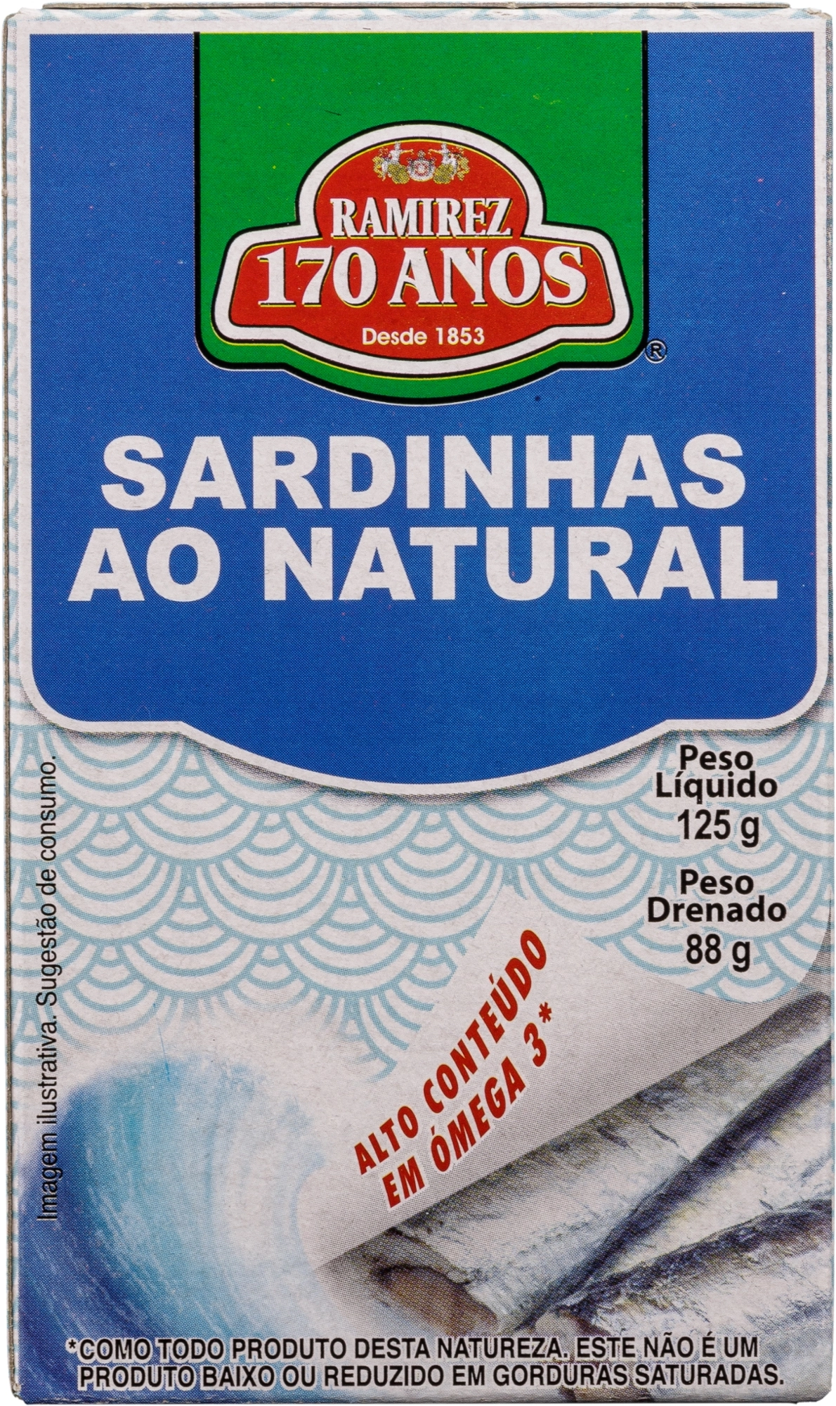 Sardinha Portuguesa ao Natural RAMIREZ Lata 120g