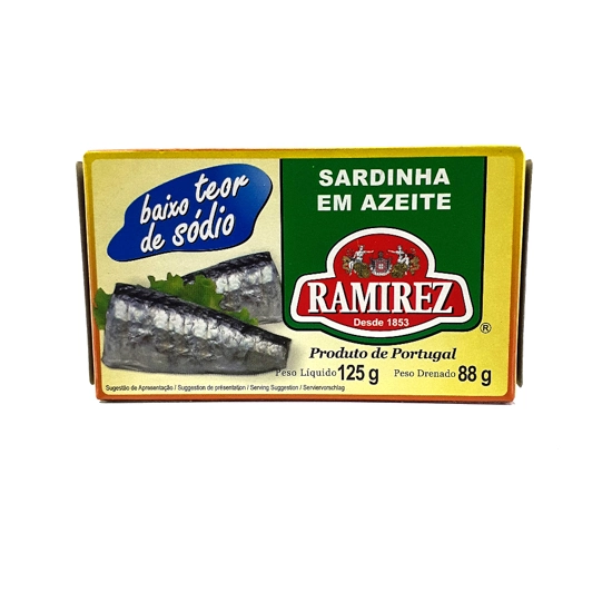 Sardinha Ramirez Azei Sodio Redu Lt 120g