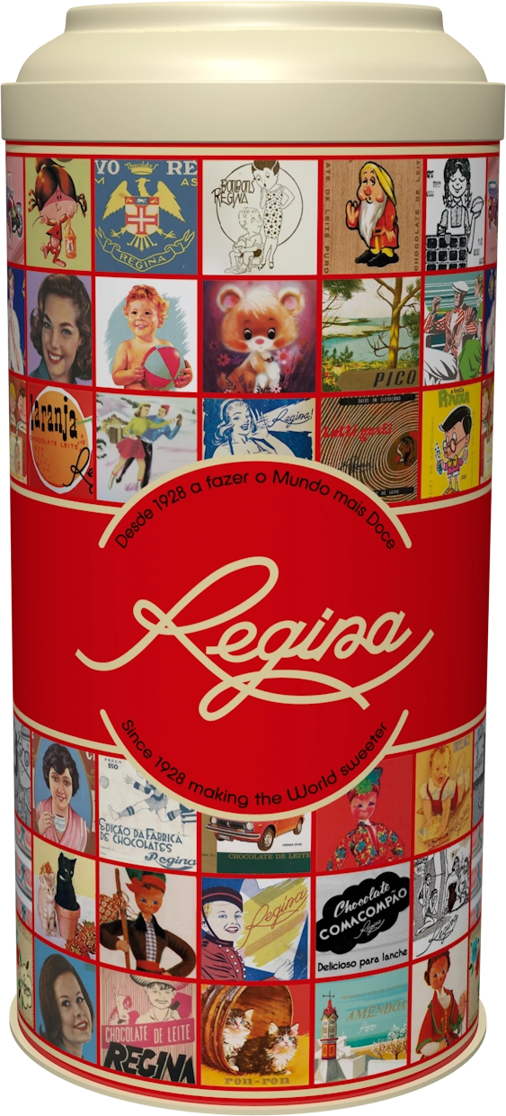 Amendoa Regina Cob Choc Ao Leite Lata 180g