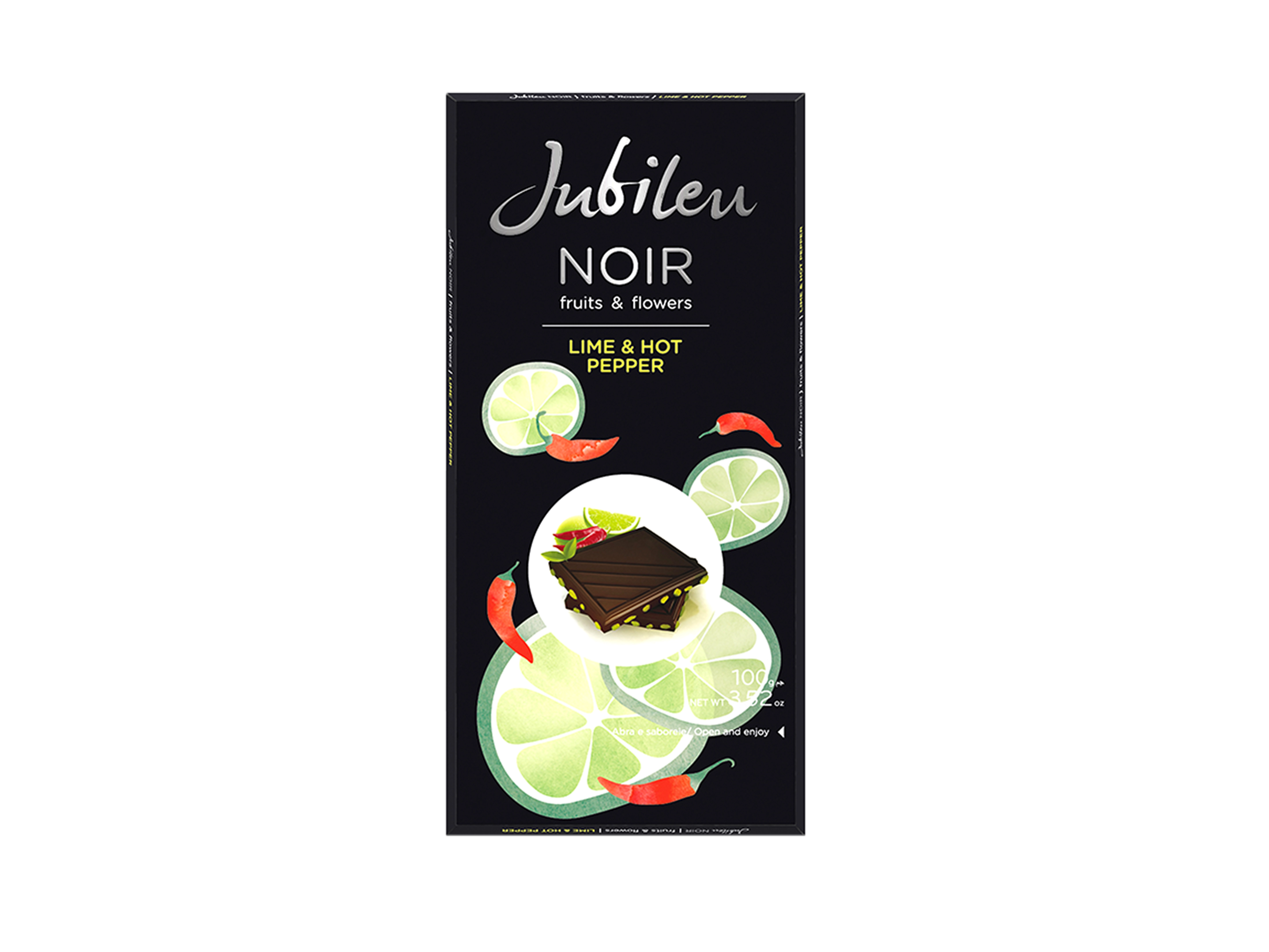 Chocolate Preto C/limao E Pimenta Jubileu 100gr