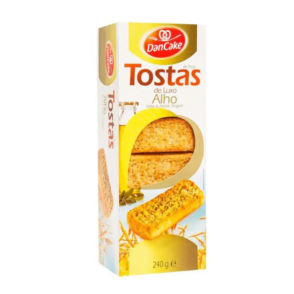 Tostas De Luxo De Alho Azeite E Salsa