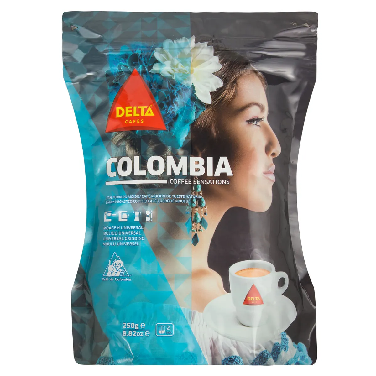 Café Torrado E Moído Colômbia Delta Cafés Pouch 250g