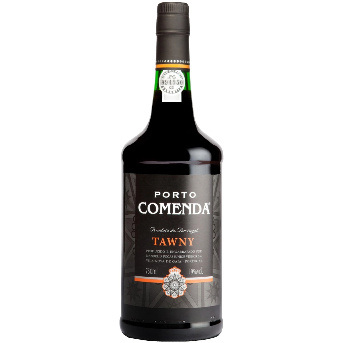 Vinho Português Tinto Porto COMENDA Tawny Garrafa 750ml