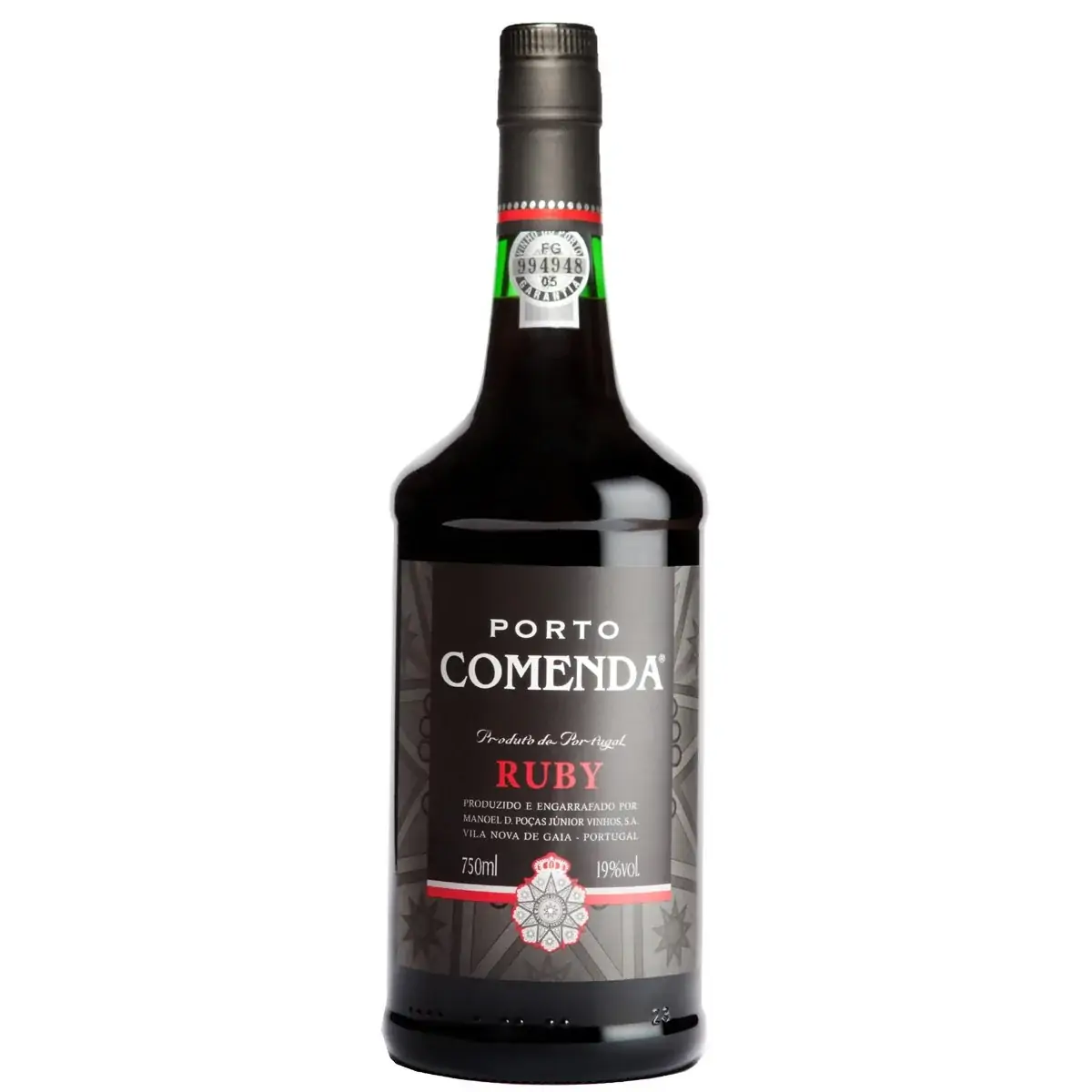 Vinho Português Porto COMENDA Ruby Garrafa 750ml