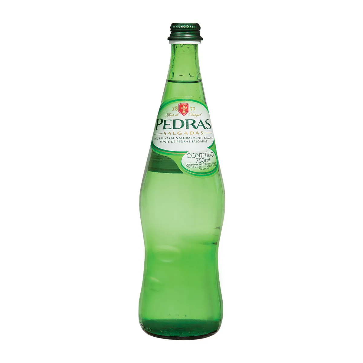 água Mineral Natural Com Gás Pedras Salgadas Garrafa 750ml