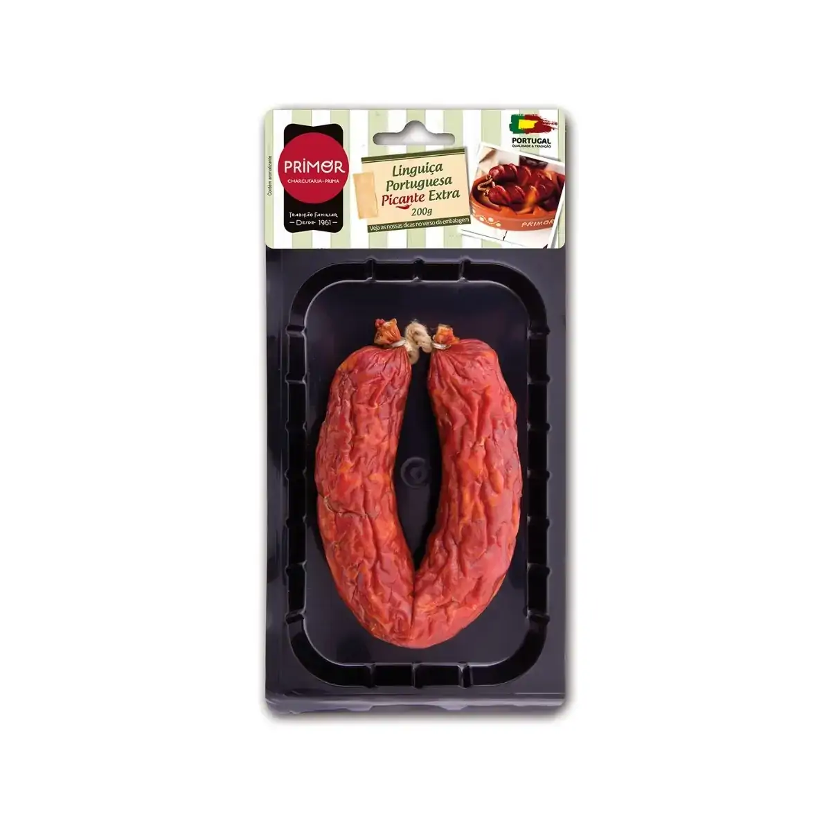Linguiça Portuguesa Picante Extra Primor 200g
