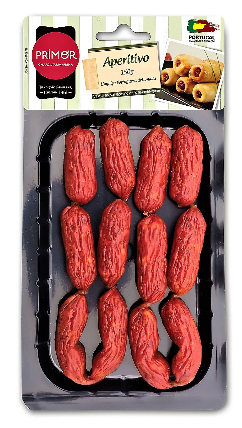 Linguiça Fininha Aperitivo Primor 150g