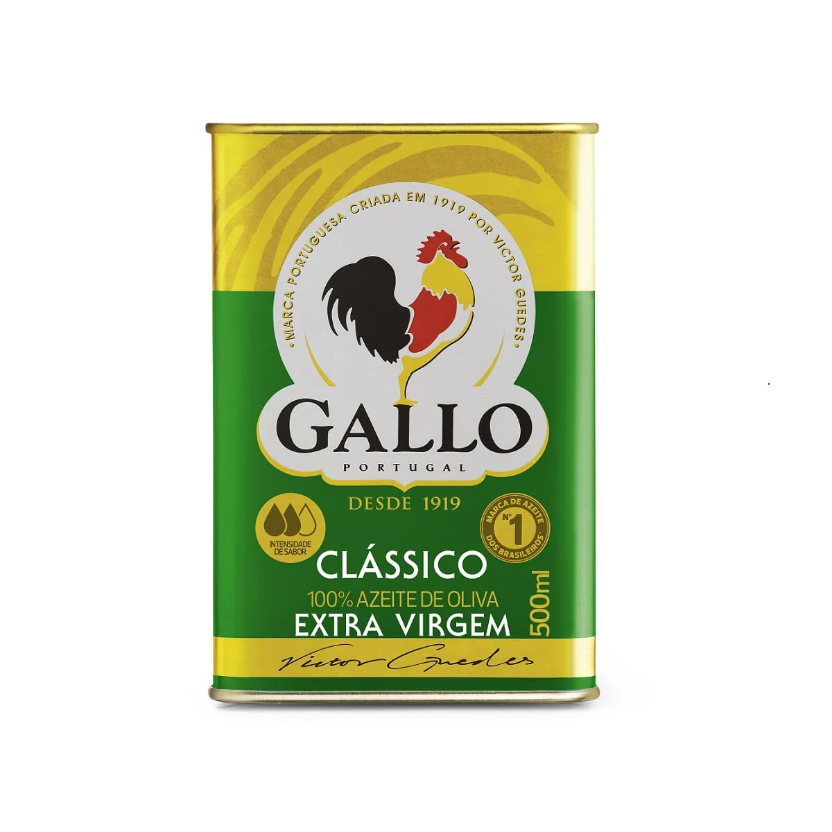 Azeite Português Extra Virgem Tradicional Gallo Lata 500ml