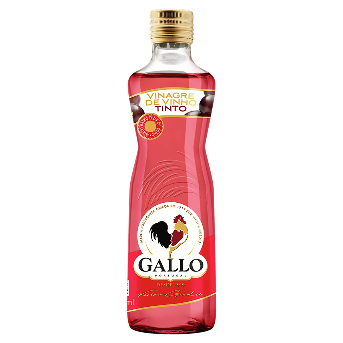 Vinagre De Vinho Tinto Gallo Vidro 250ml