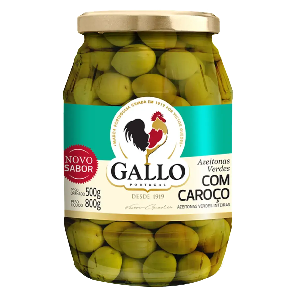 Azeitona Gallo Verdes C/caroco 530gl