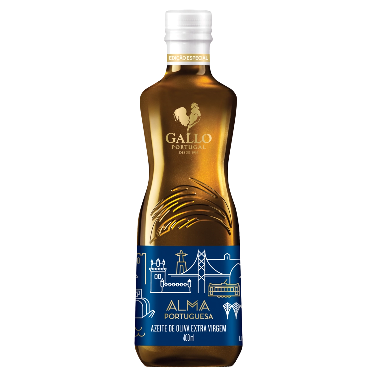 Azeite De Oliva Extra Virgem Gallo Alma Portuguesa Vidro 400ml
