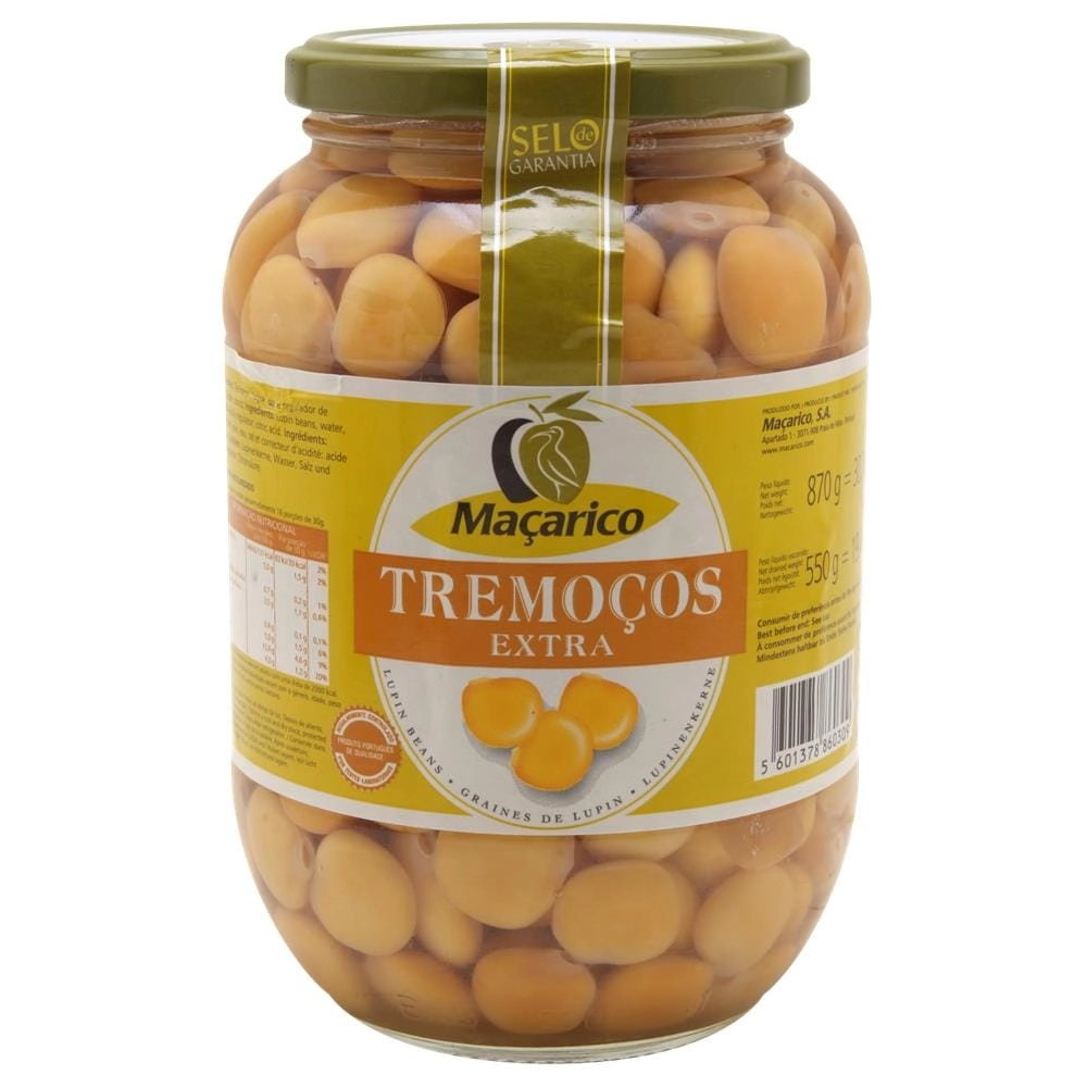 Tremoço Português Premium Conserva Maçarico 13/15mm - 550g