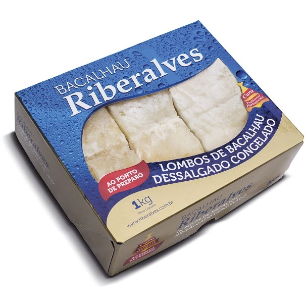 Bacalhau Riberalves 1kg Macrocephalus