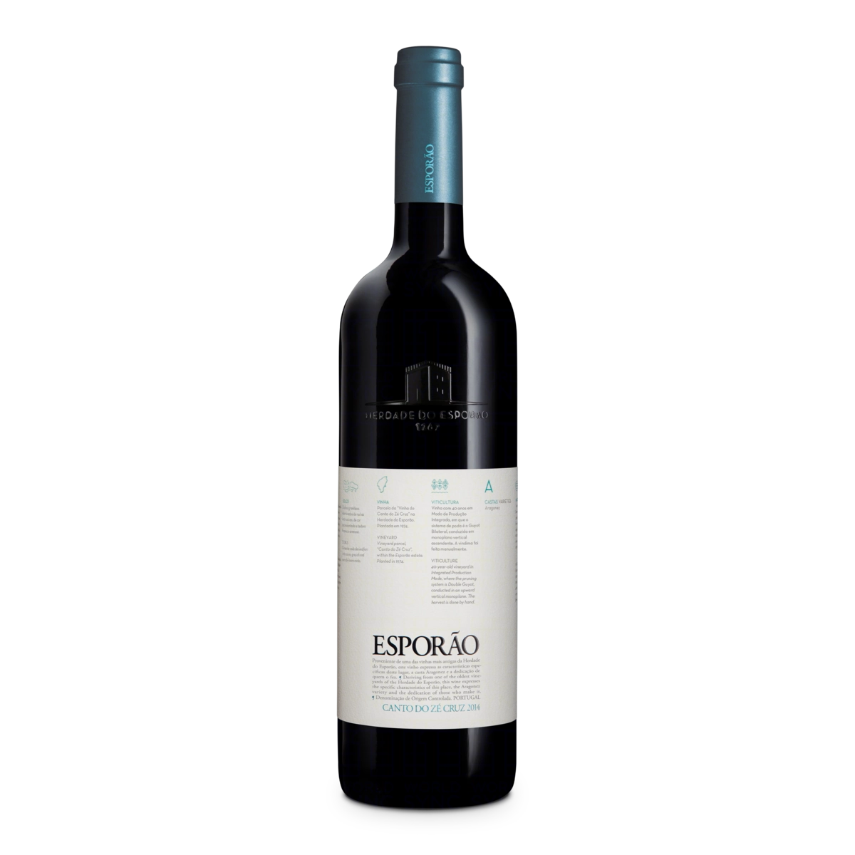 Vinho Português Tinto Seco Canto Do Zé Cruz Esporão Aragonez Alentejo Garrafa 750ml