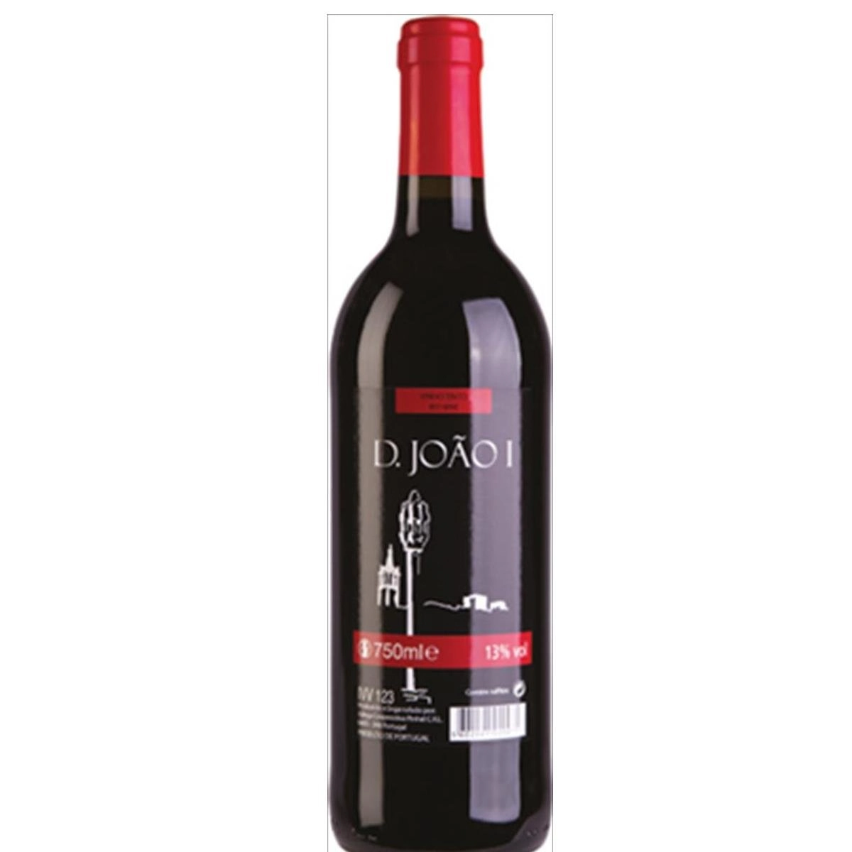 Vinho Português Tinto D. JOÃO I Garrafa 750ml