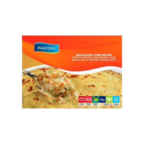 Bacalhau Pascoal 380g C/natas