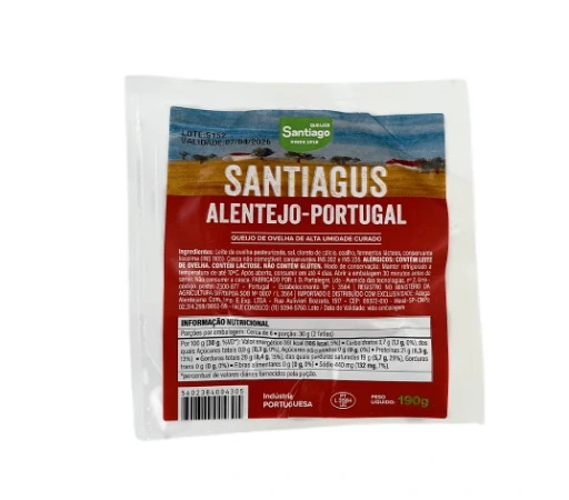 Qj Leite Ovelha Portugues Santiagus 90g