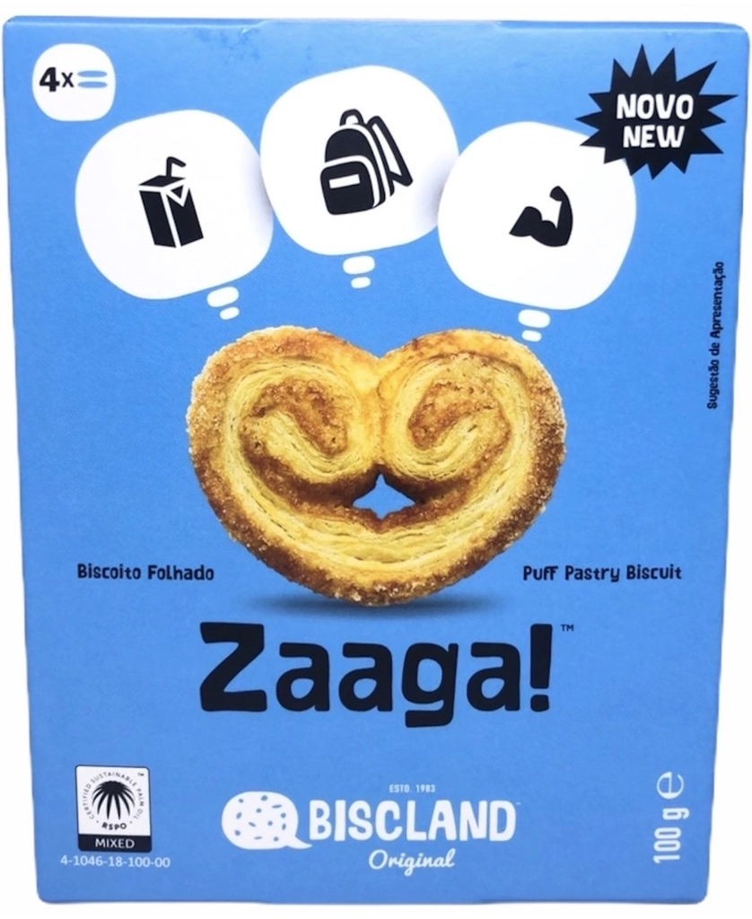 Biscoito Folhado Zaaga 100gr